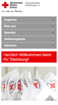 Mobile Screenshot of drk-kv-steinburg.de