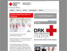 Tablet Screenshot of drk-kv-steinburg.de